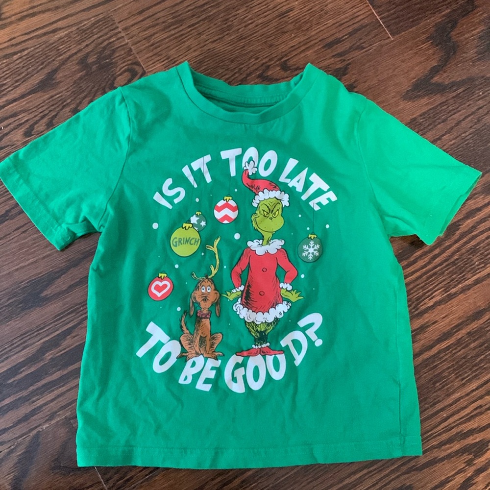The Grinch 100% cotton toddler tshirt - 4T